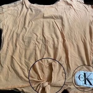 Orange cream color shirt